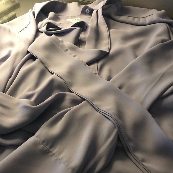 Neck-tie blouse - Picture 2 of 2